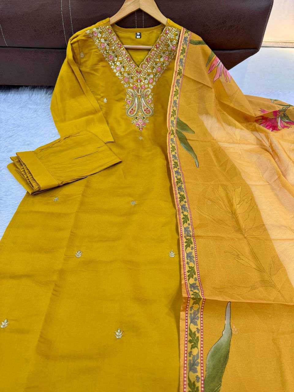 Viscose Chanderi Kurti - MYLUXURY LANE ENTERPRISE